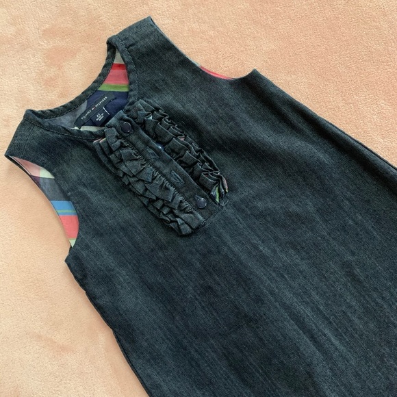 Girls Tommy Hilfiger Denim Dress - Picture 2 of 3